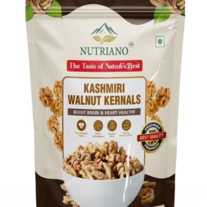 Nutriano Premium Kashmiri Walnut Kernels (Akhrot Giri) – Extra Light & Crunchy – Rich in Omega-3 & Protein – 100% Natural Walnut Kernels – 250g Pack