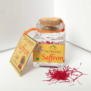 Nutriano Premium Kashmiri Saffron (Kesar) – Pure Mongra Grade, Handpicked from Kashmir – Strong Aroma & Rich Color – 100% Natural Spice – 1g