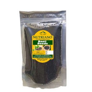 Nutriano Premium Basil Seeds (Sabja / Tukmaria)-100g
